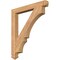 Ekena Millwork Balboa Arts & Crafts Smooth Bracket, Western Red Cedar, 3 1/2"W x 32"D x 36"H BKT04X32X36BOA03SWR - alternate 1